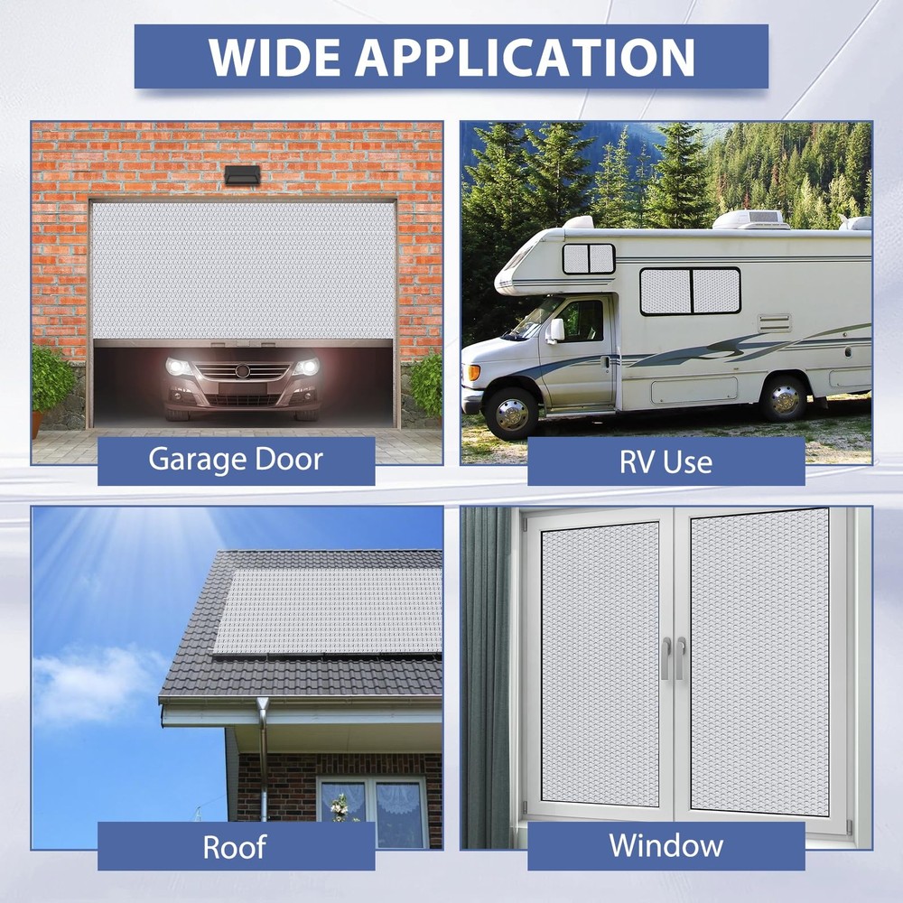 Reflective Bubble Insulation Sheet 6MM Thick Double Bubble Aluminum Foil Shield