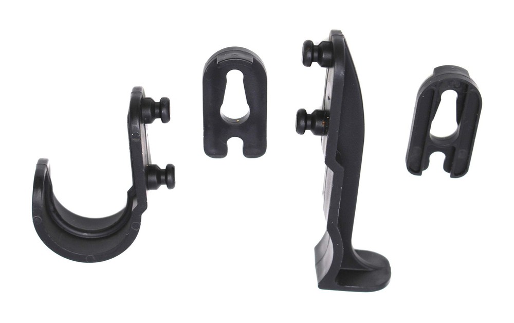 2 Pack Mailbox Plastic Latch Set Repair Kit for Solar Group Mail Box Black