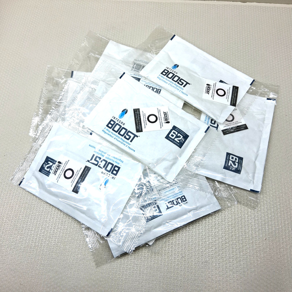 Integra Boost 62% 67gram 2-Way Humidity Control 12 & 24 Pack New Sealed Packets