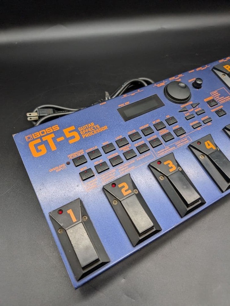 Boss GT-5 Guitar Multi Effects Processor Pedal Board Tested Working Japan Used