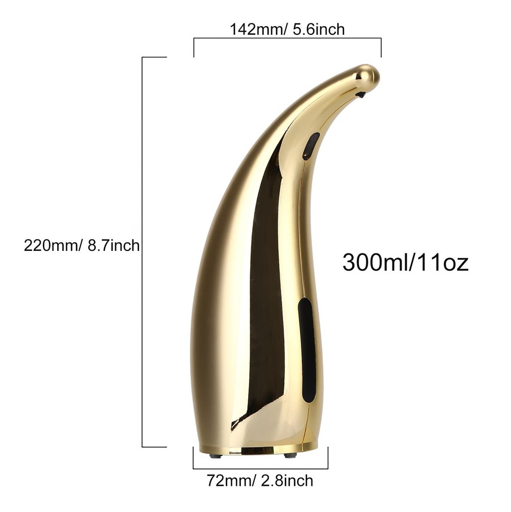 Automatic Soap Dispenser, 4 Levers Adjustable, Touchless Liquid Soap Dispense...