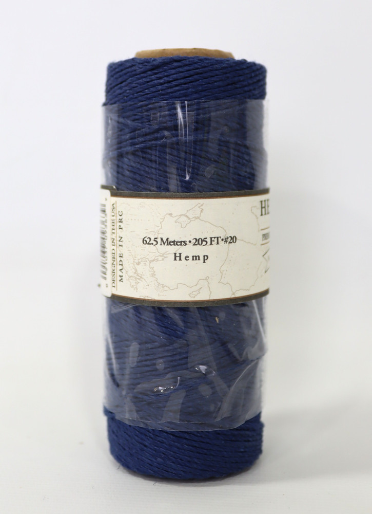 Hemptique Hemp Cord Spool 20 lb. Navy