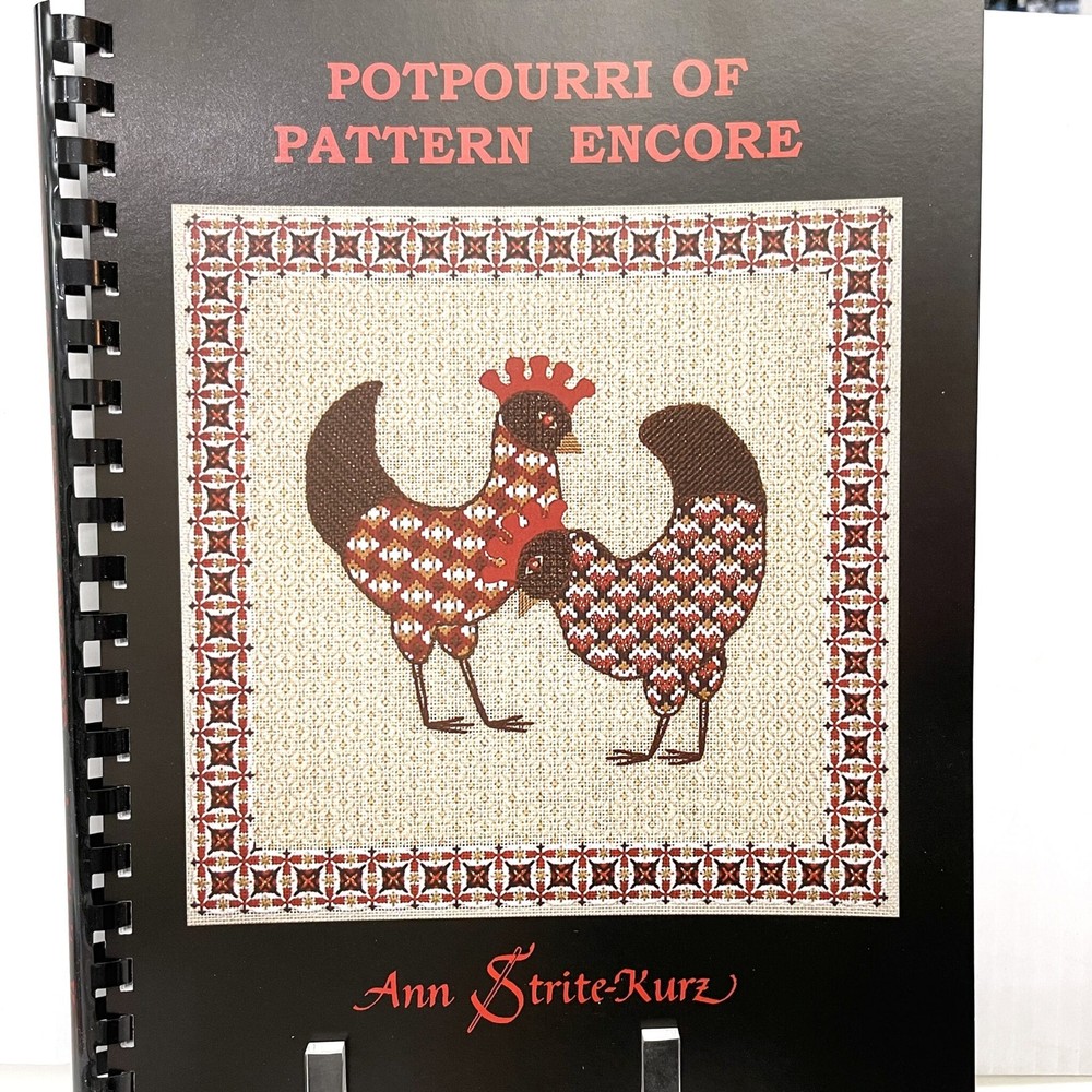 Ann Strite-Kurz Needlepoint Canvas Potpourri of Pattern Encore Needlework