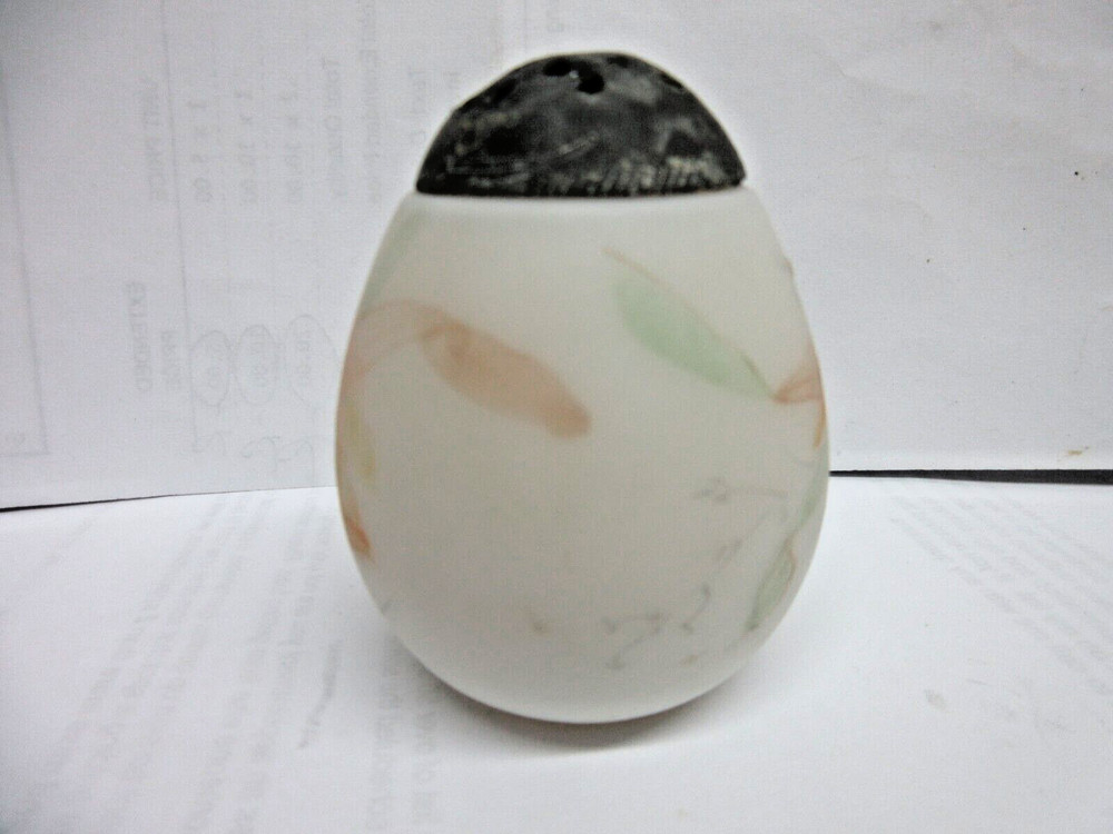 ANTIQUE HP EGG SHAPE MT. WASHINGTON SALT SHAKER