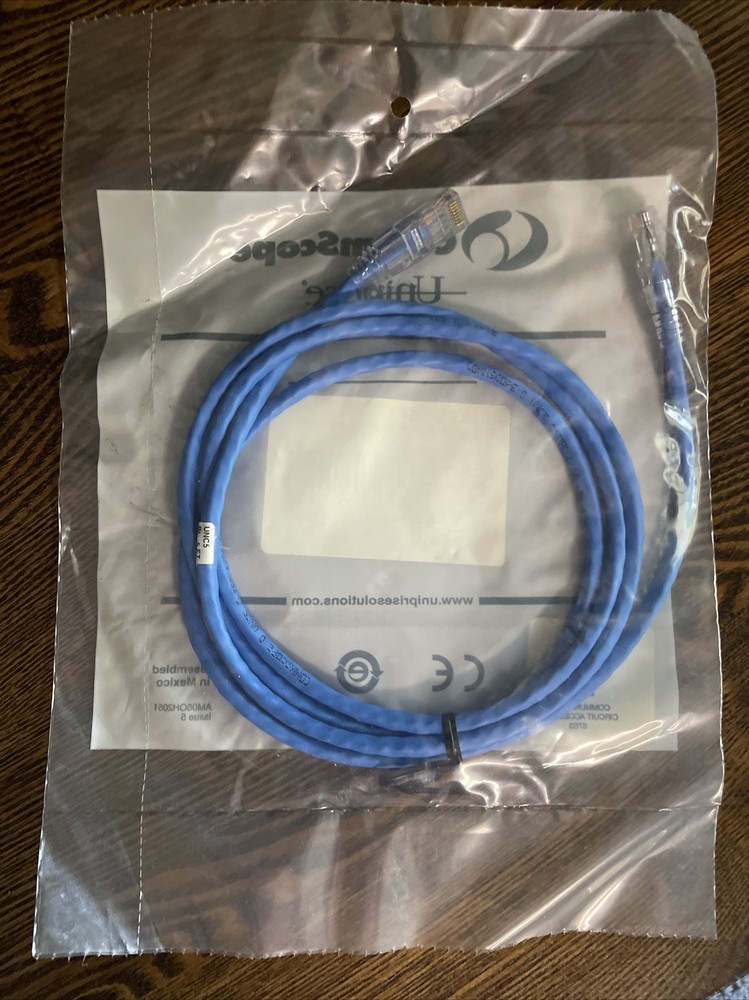 5ft Cat5e Patch Cord Internet Blue
