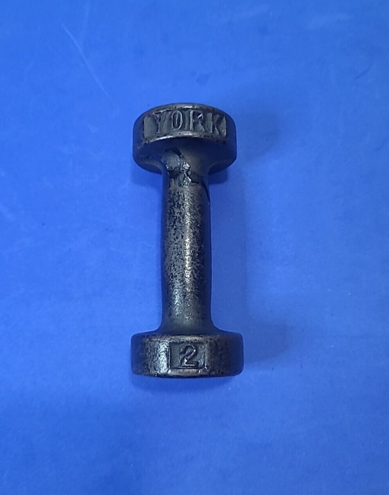 York Barbell 2 Pound Round Head Dumbbell