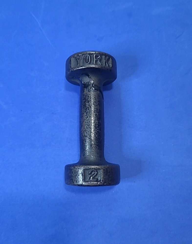York Barbell 2 Pound Round Head Dumbbell