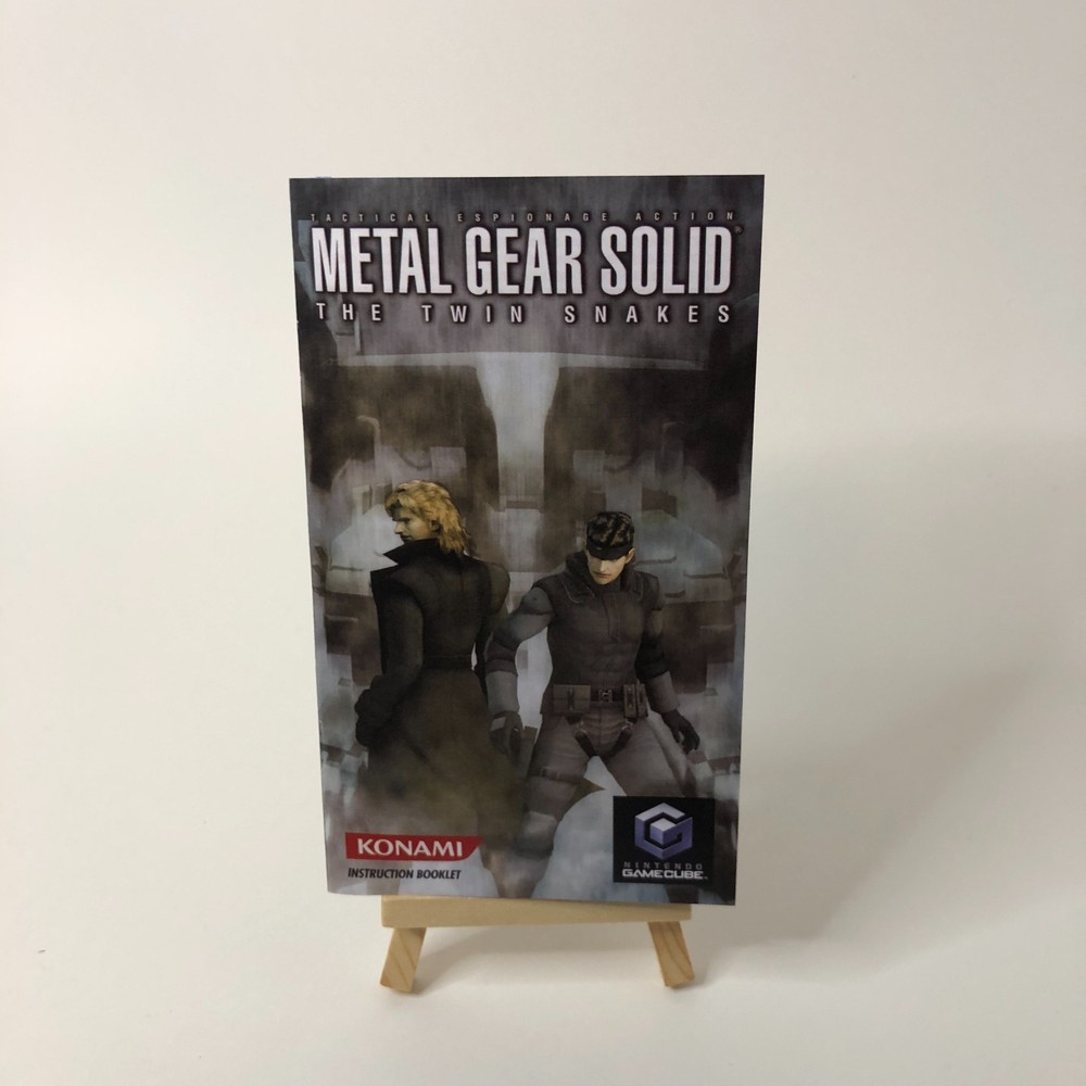 Replacement Manual for Metal Gear Solid: The Twin Snakes Nintendo GameCube