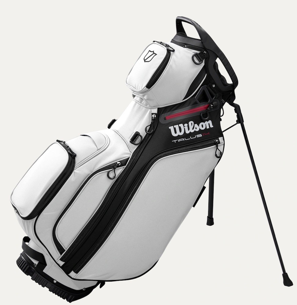 New Wilson Golf Talus Stand Bag White/Black