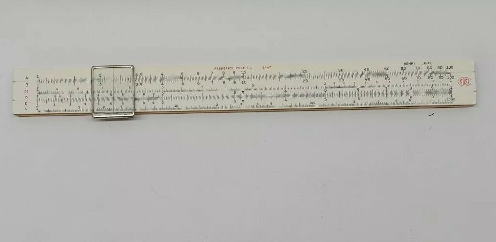 Post Co. #1447 Slide Ruler 2