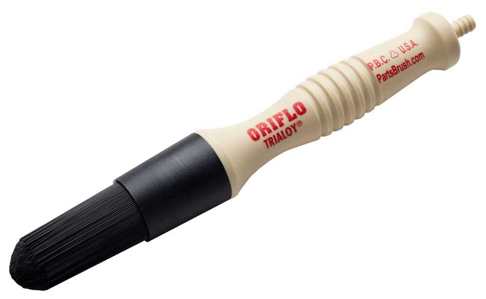 Plastic Durable Polyester Flow-Thru Parts Washer Brush For Circulating Solvent