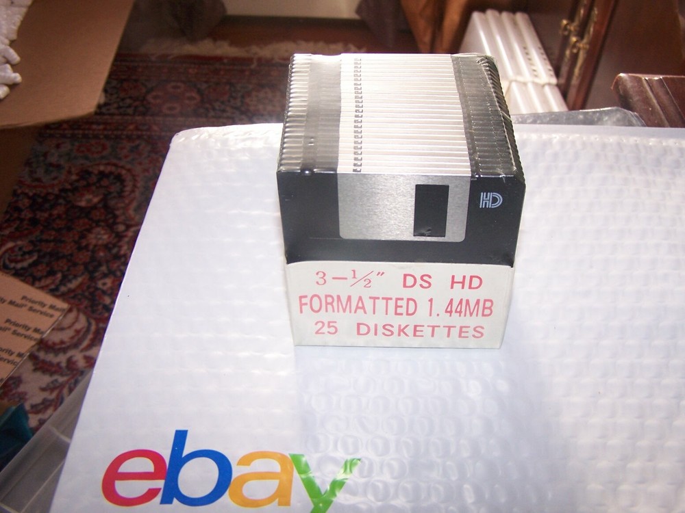 NEW Still Sealed IBM Formatted 25 Pack 3.5" Disks