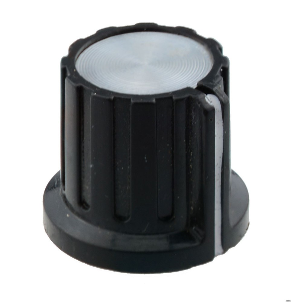 Chrome 6mm Pointer Knob Pot Potentiometer