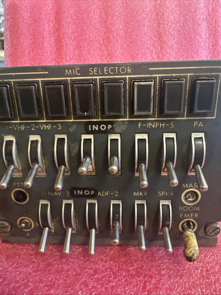 Avtech Audio Control Panel 5141-1-25 *UNTESTED* bin31