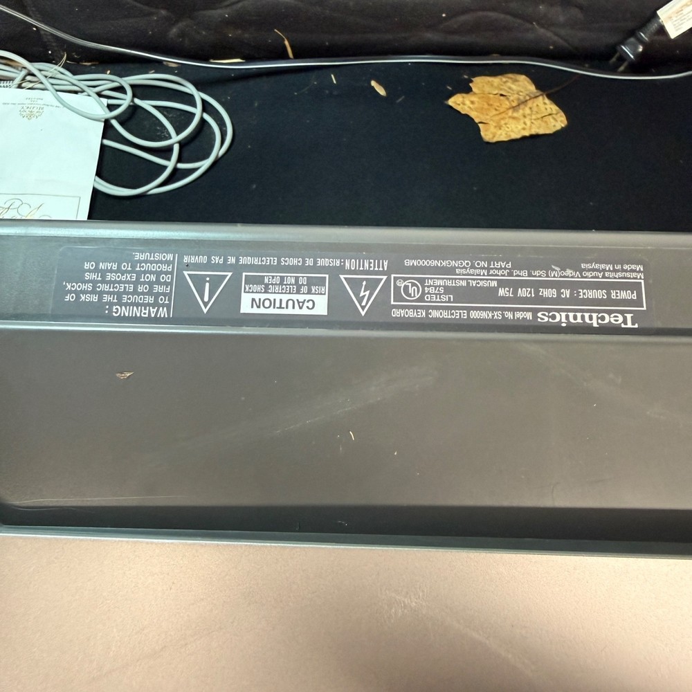 Vintage Technics SX-KN6000 Professional Keyboard With Case