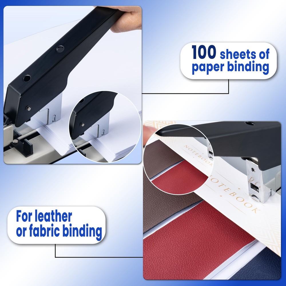 Stapler Heavy Duty 100 Sheets High Capacity Manual