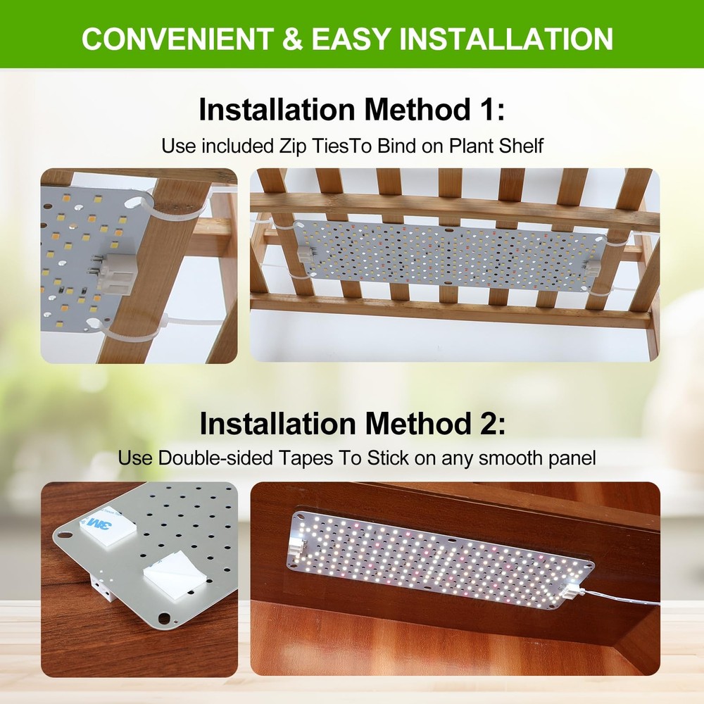 3Pack Panel Grow Lights for Indoor Light(3Pack), White Light