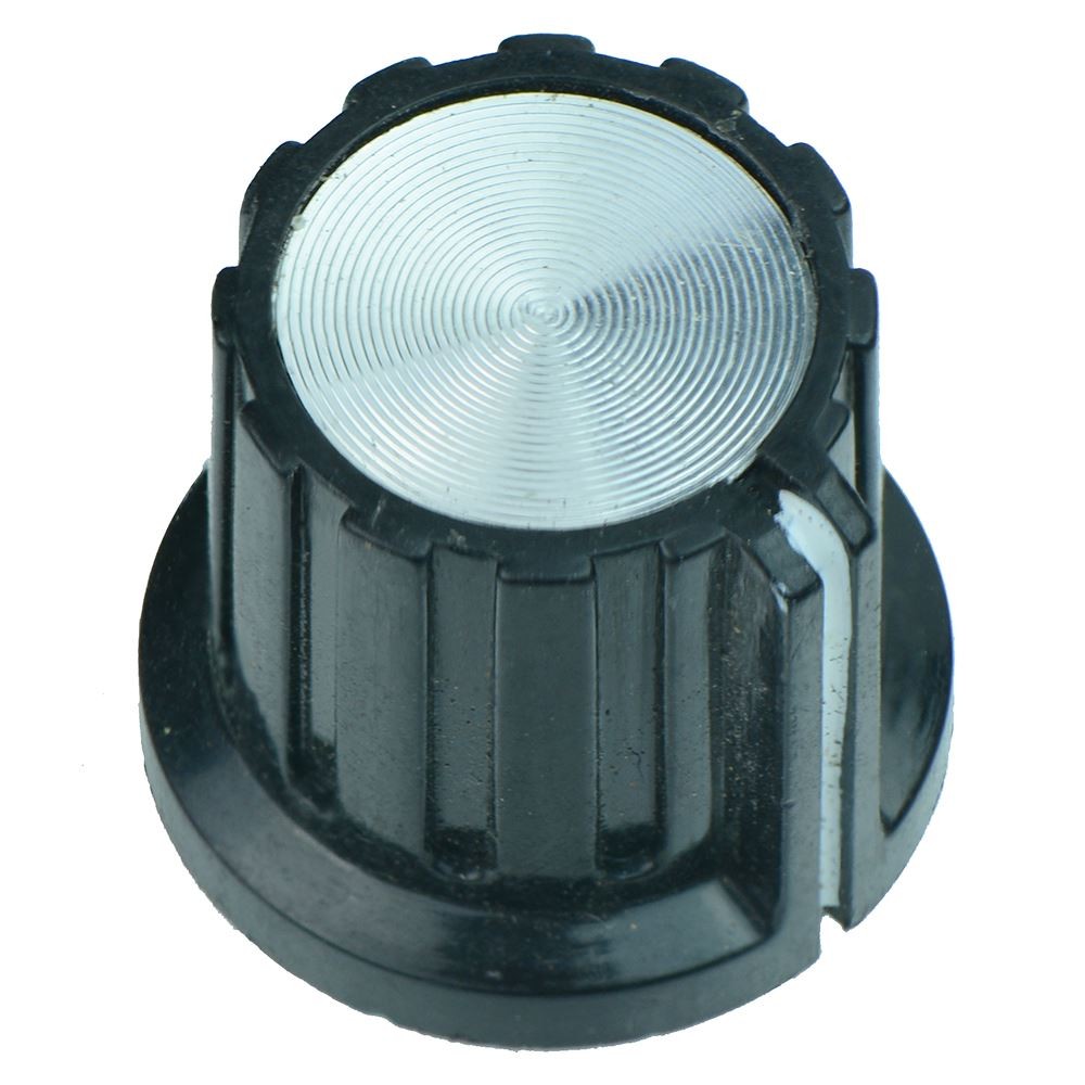 Chrome 6mm Pointer Knob Pot Potentiometer