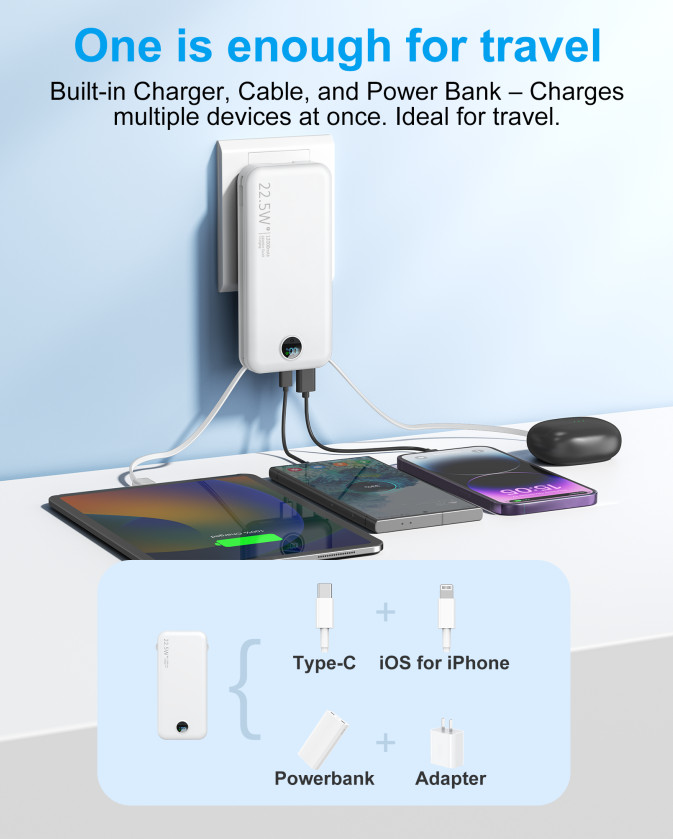 Battery Pack with AC Socket For Fast Charging
