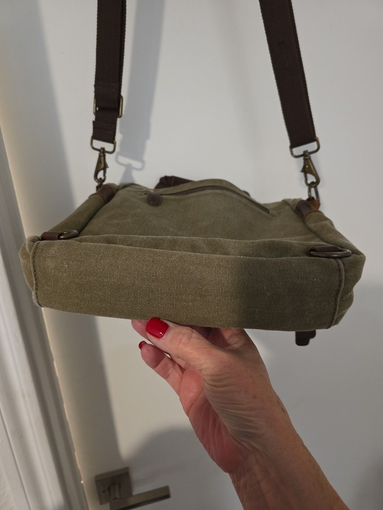 Acacia Canvas Leather backpack