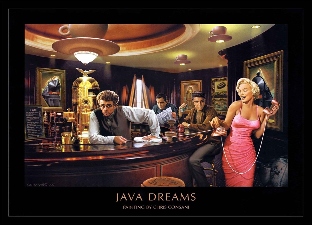 Java Dreams LED by Electric Art Gallery