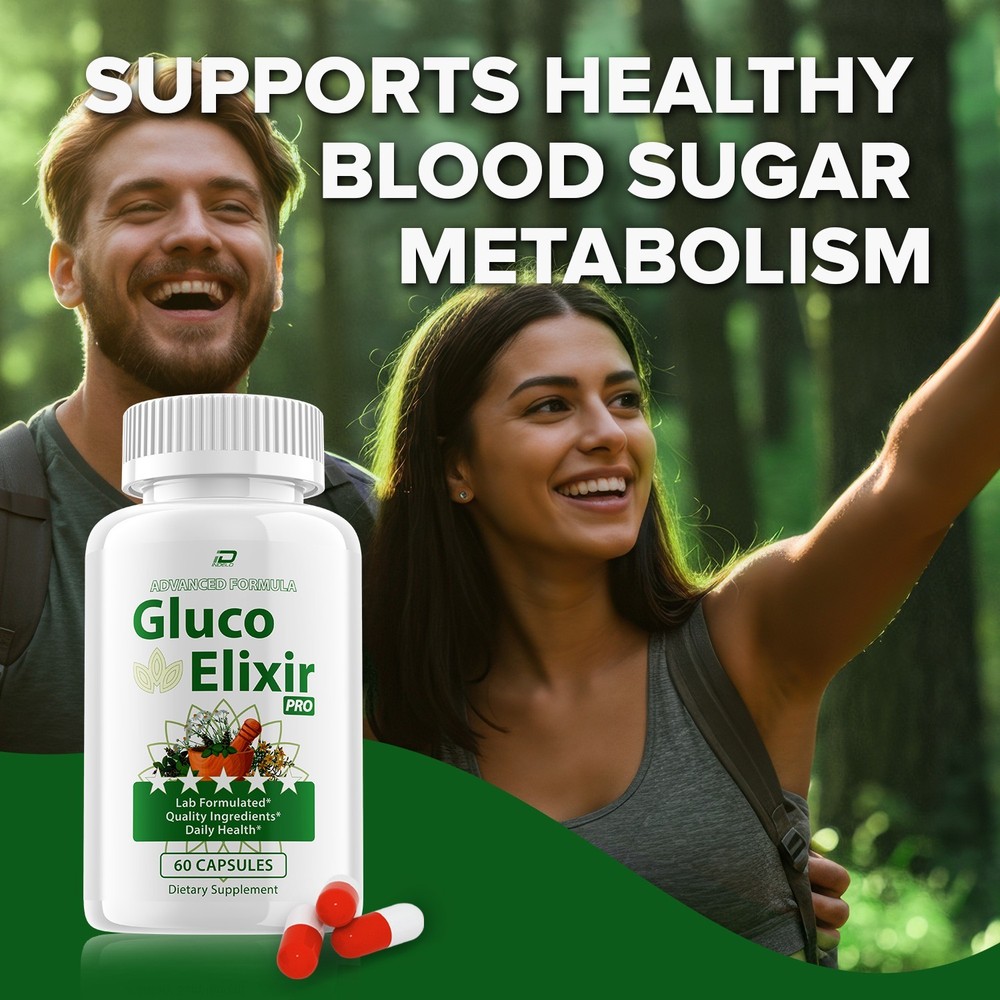 (2 Pack) Gluco Elixir Capsules – GlucoElixir Natural Blend Glycogen Support