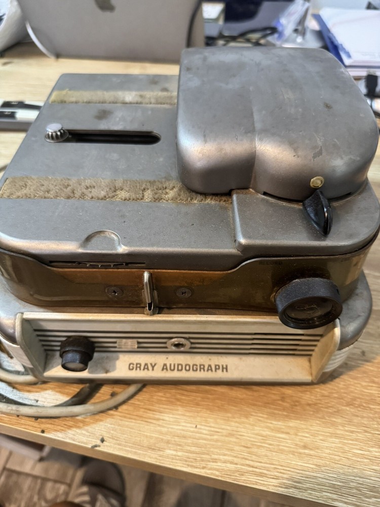 Antique GRAY AUDOGRAPH Machine BID-5A Untested Vintage