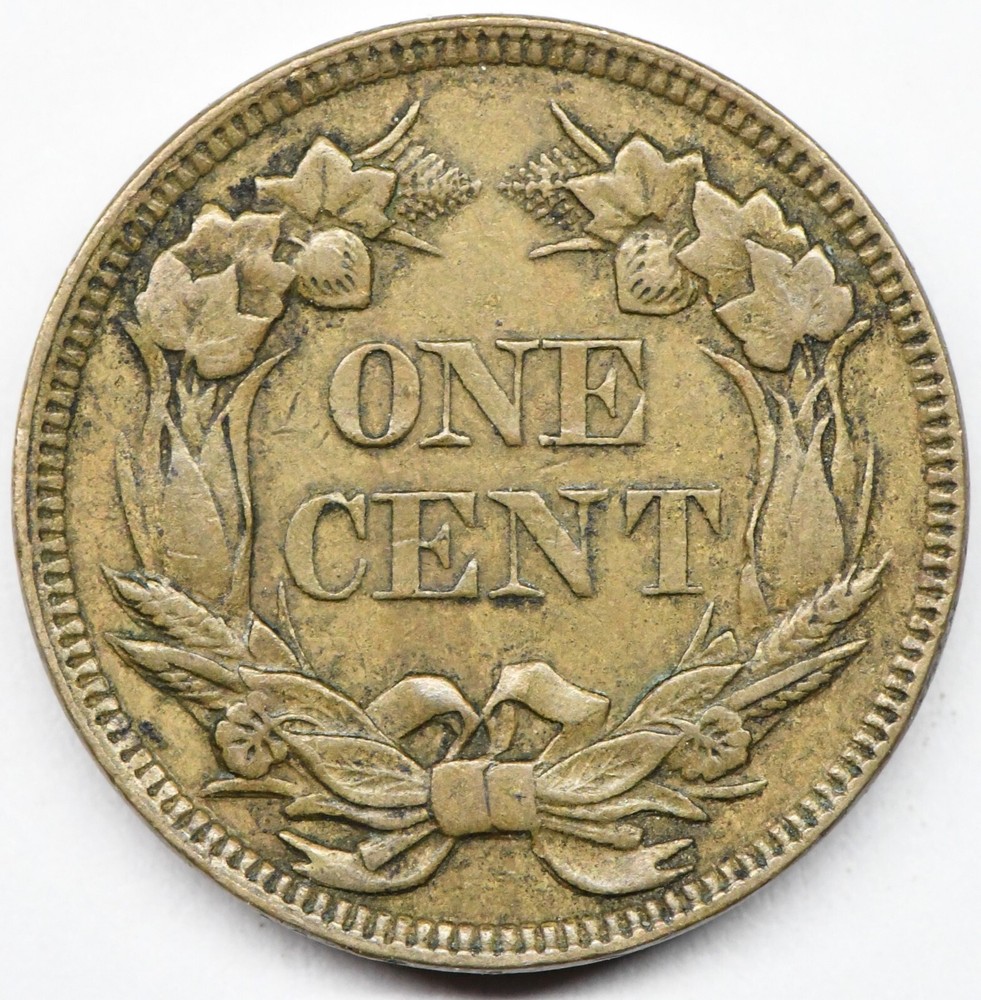 1857 flying eagle cent in a high grade