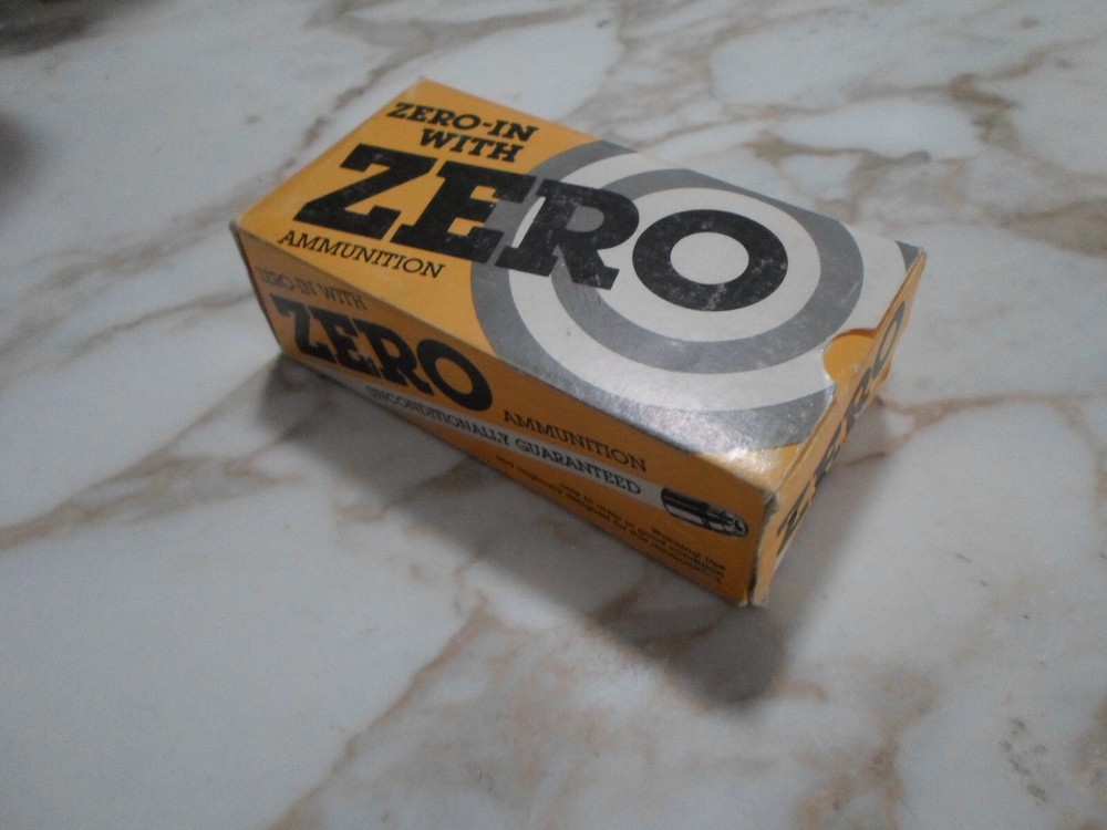 Vintage Zero 38 Special 125 Grain JSP + P Empty Ammo Box