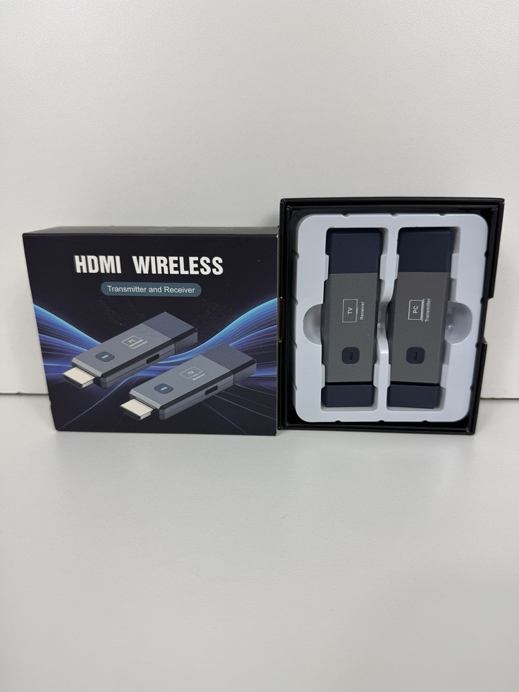 Wireless HDMI Transmitter and Receiver, 165ft/50m Wireless HDMI for 4K Decoding