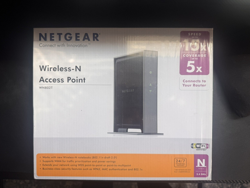 Netgear Wireless-N Access Point WN802T