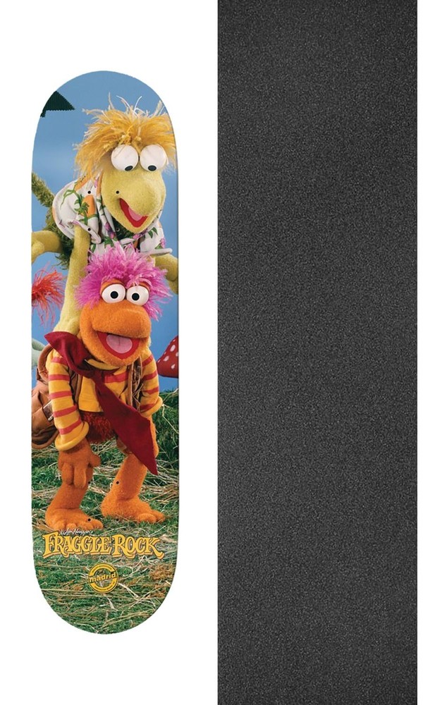 Madrid Skateboards X Fraggle Rock 8.25" Skateboard Deck + griptape