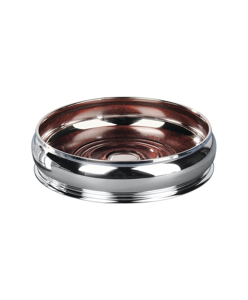 Sterling Silver Barrel Wine Bottle Coaster