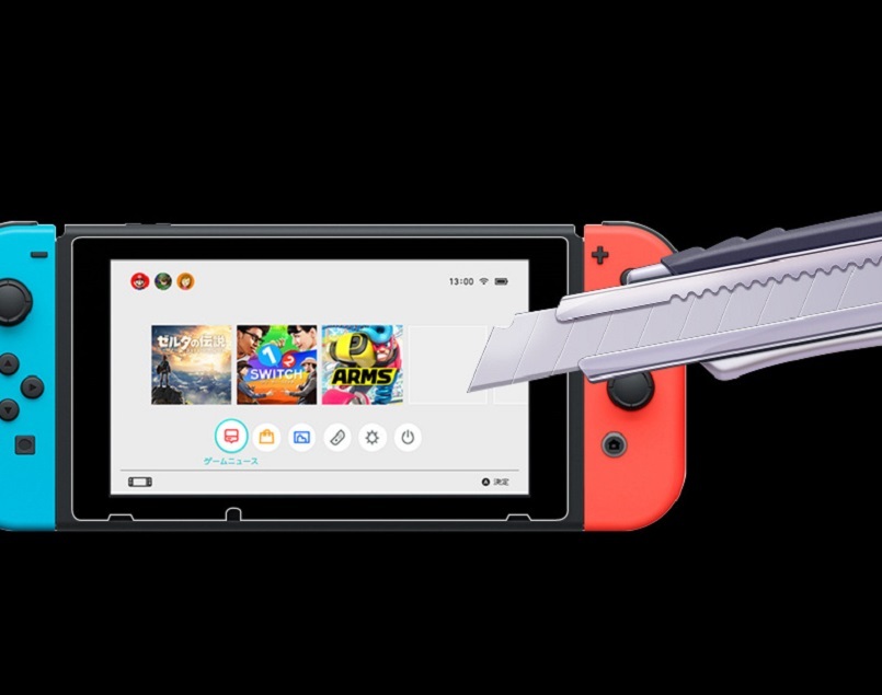 Good Premium Tempered Glass Screen Protector For Nintendo Switch Console