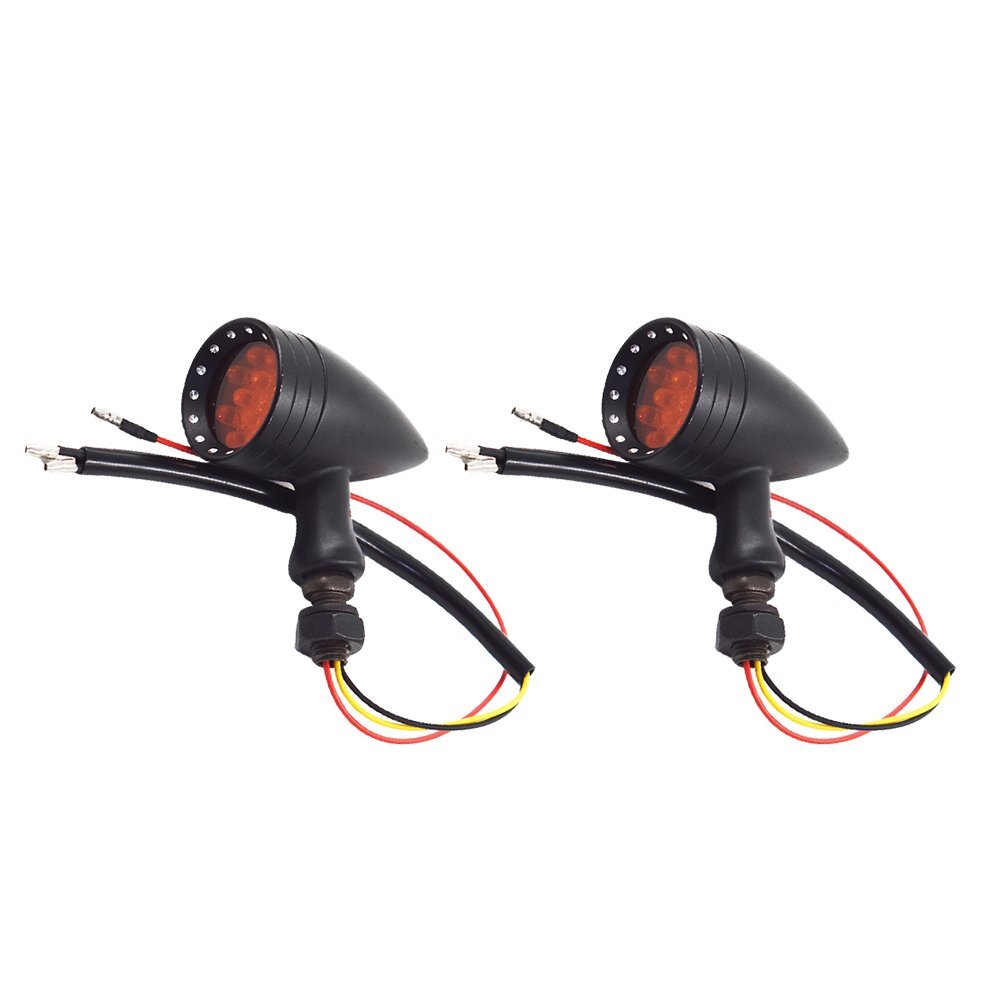 Motorcycle LED Turn Signal Red Lights Indicator For Chopper