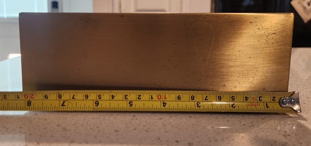 Vintage Solid Brass Planter Box By Planter Inc.