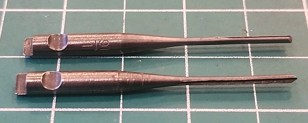 VTG STANLEY YANKEE Push Drill Points 2Pc 1/16" Bits - gwT2