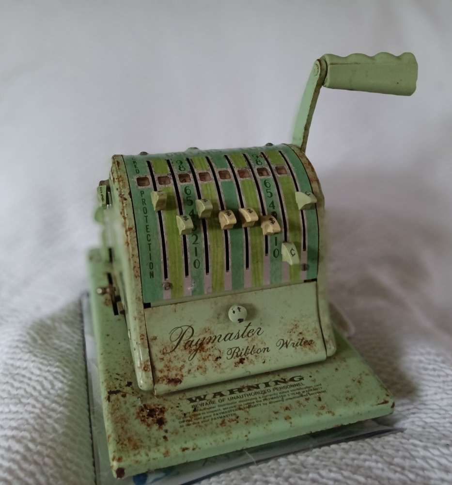 Paymaster Ribbon Writer Series 8000-No Key.