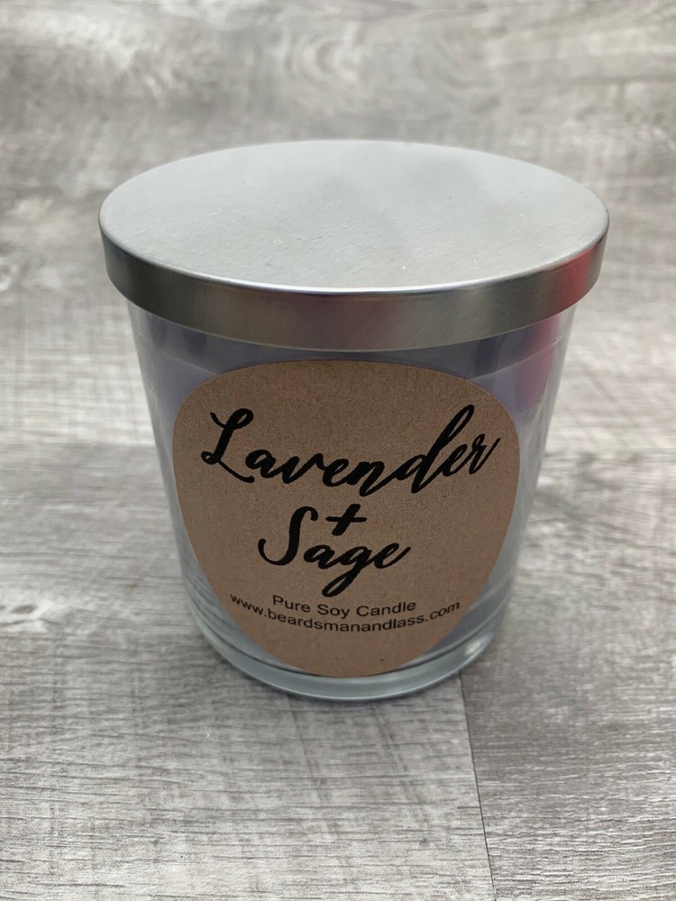 8 oz Pure Soy Candle - Vegan - Handmade - personalized
