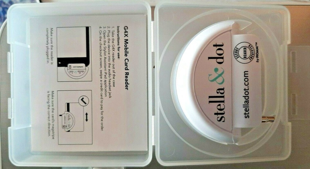 Stella & Dot Card Reader G4X Secure Encrypted Mobile for Tablet NEW CLEARANCE