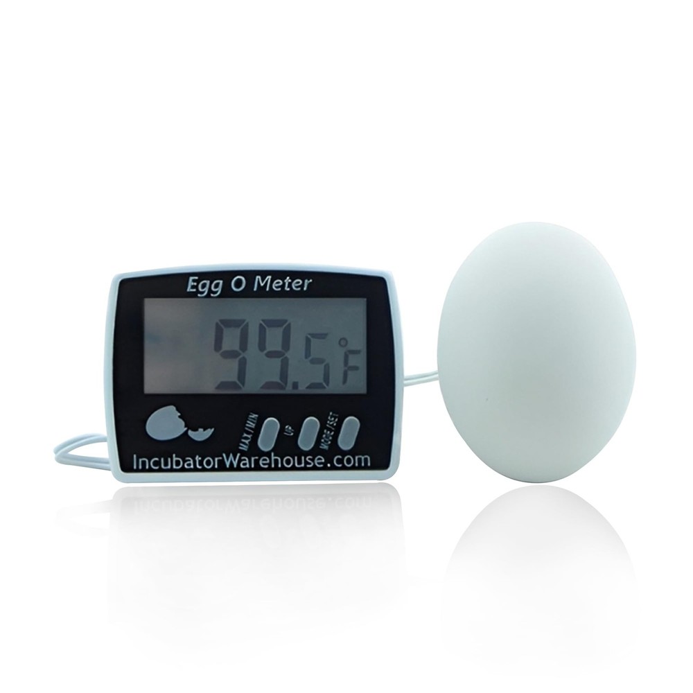 Egg-O-Meter - Large Digital Display Egg Thermometer with Min/Max Memory - Rea...
