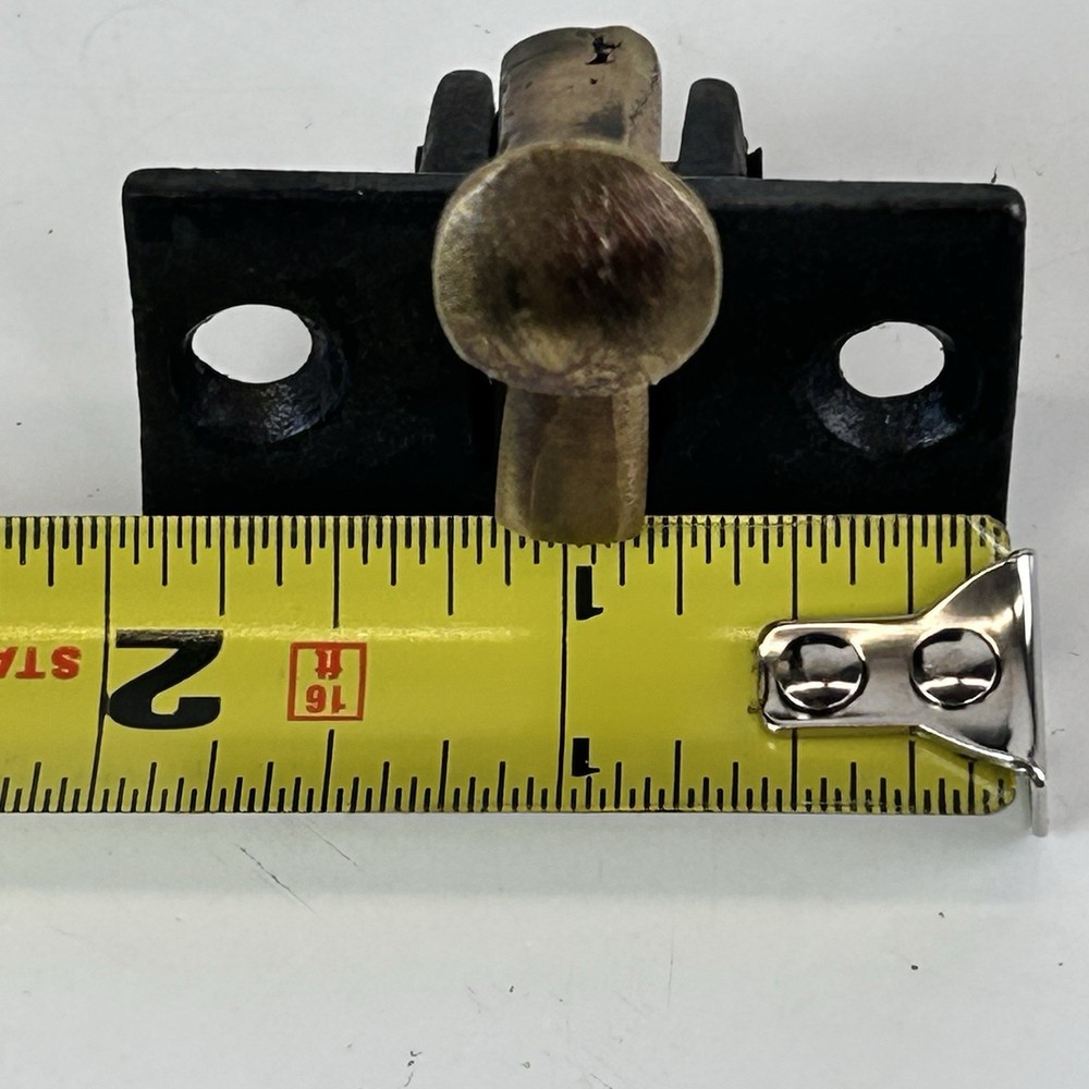 Antique Brass And Cast Iron Window Sash Latch