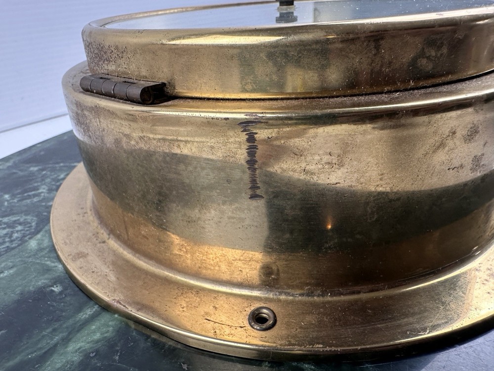 STOCKBURGER COMPENSATED PRECISION BRASS BAROMETER MADE IN GERMANY - UNTESTED