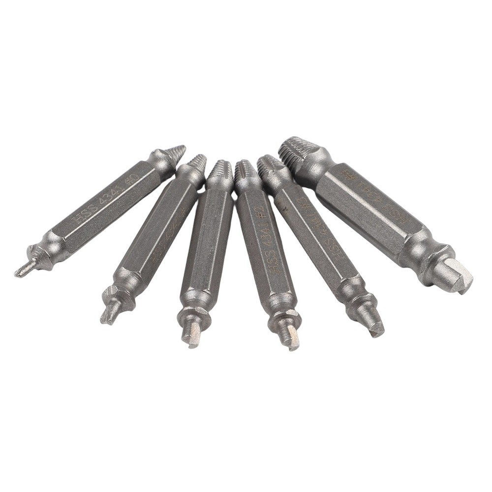 Damaged Screw Extractor Speed Out Drill Bits 6 PCS Tools Set Broken Bolt Remover