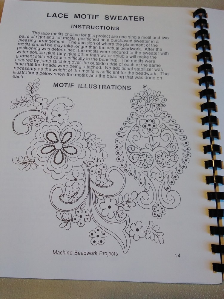 Machine Beadwork Techniques Manual The Crafty Critter Revised 2nd Edition Plus 5