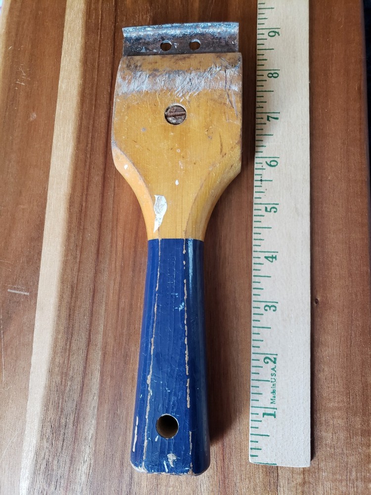 Vintage Craftsman Paint Scraper Wooden Handle 9 Inches Carpenter Tools Painter