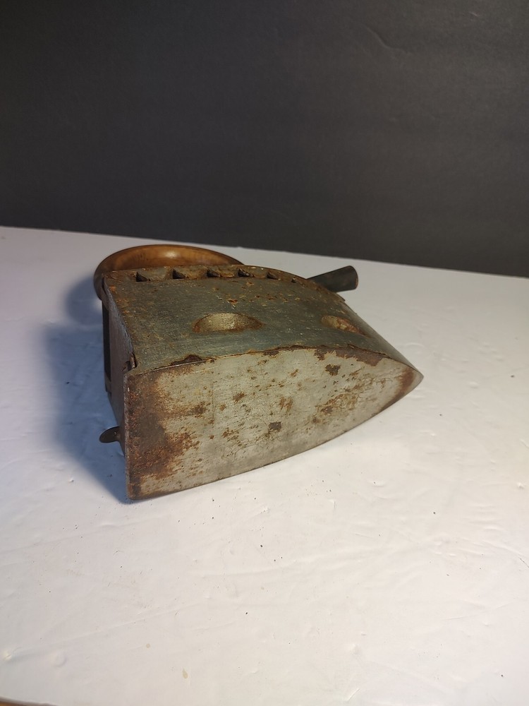 Antique Victorian Coal Clothes Iron