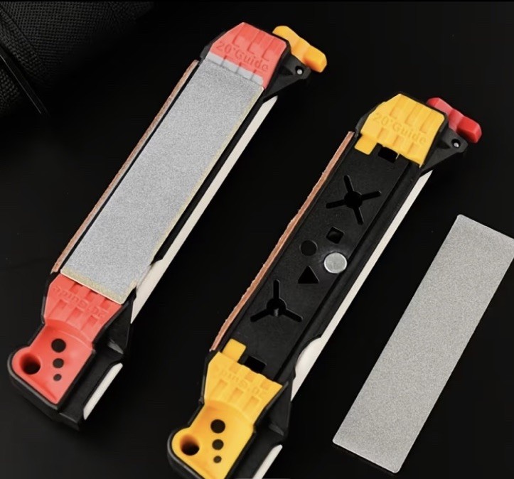 Pocket EDC Guided Field Sharpener w/ Removable Diamond Plates & Ceramic Rods