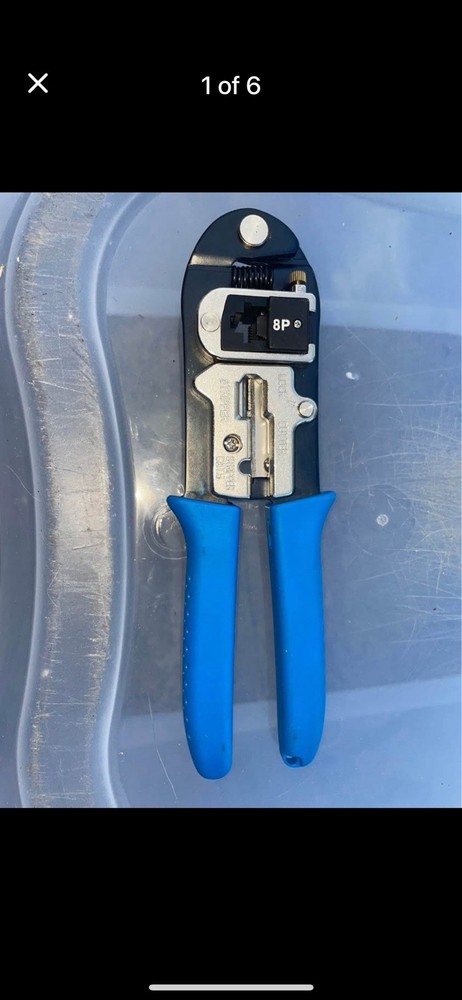 IDEAL crimper tool, network cable crimping tool for Ethernet cable 8P crimper