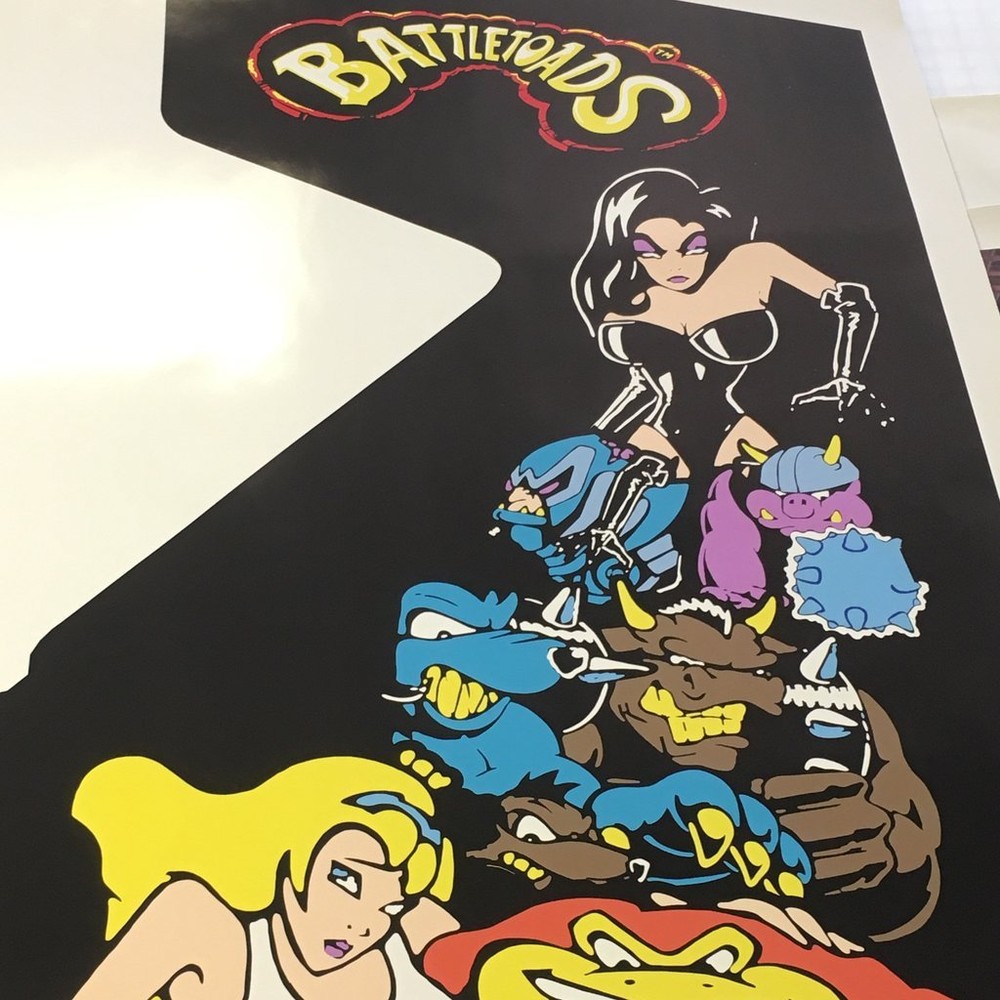 BattleToads Side Art - Arcade Machine Game 3M Premium Film